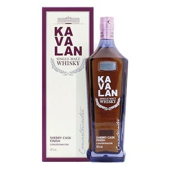 Imagen 1 de Kavalan Concertmaster Sherry Cask Finish Single Malt Whisky 700 ml