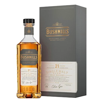 Imagen de referencia para Whisky Irlandés Single Malt Bushmills 21 Años 750 ml