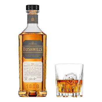 Imagen 2 de Whisky Irlandés Single Malt Bushmills 21 Años 750 ml