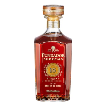 Imagen de referencia para Brandy Fundador Supremo 18 Años 1000 ml