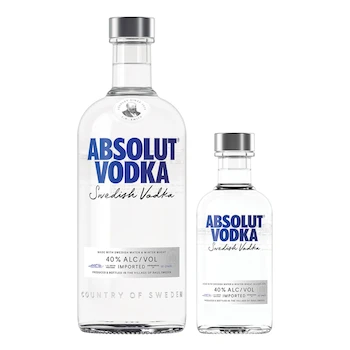 Imagen de referencia para Paquete Vodka Absolut 750 ml + Vodka Absolut 200 ml
