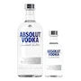 Miniatura de Paquete Vodka Absolut 750 ml + Vodka Absolut 200 ml