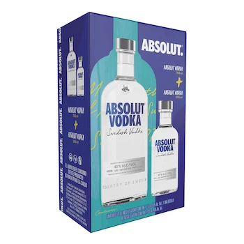 Imagen 3 de Paquete Vodka Absolut 750 ml + Vodka Absolut 200 ml