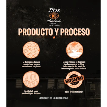 Imagen 3 de Tito's Handmade Vodka Tito's 750 ml