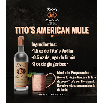 Imagen 4 de Tito's Handmade Vodka Tito's 750 ml
