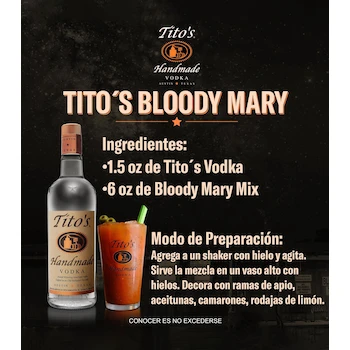 Imagen 5 de Tito's Handmade Vodka Tito's 750 ml