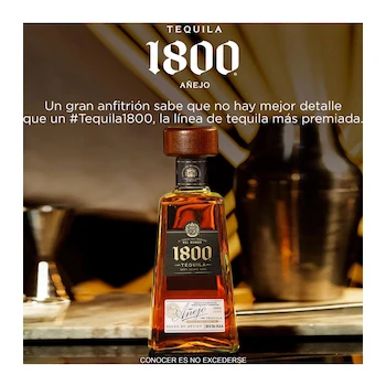 Imagen 3 de 1800 Tequila Añejo, 700 ml