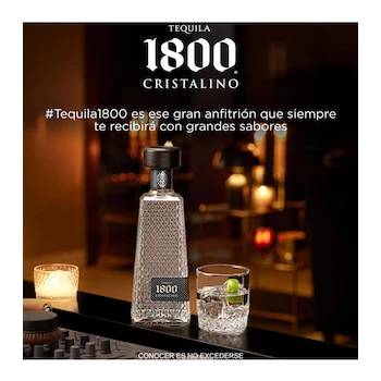 Imagen 3 de Tequila 1800 Añejo Cristalino Botella 700 ml