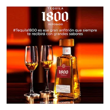 Imagen 3 de Botella de Tequila Reserva 1800 Reposado 700 ml