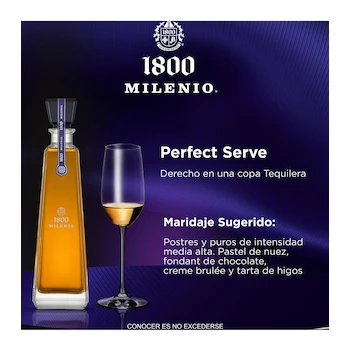 Imagen 2 de Tequila 1800 Milenio Extra Añejo 700 ml