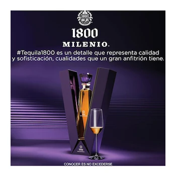 Imagen 3 de Tequila 1800 Milenio Extra Añejo 700 ml