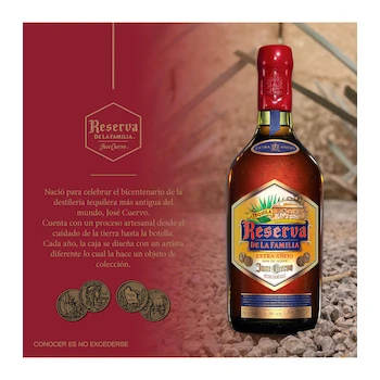 Imagen 2 de Casa Cuervo Tequila Extra Añejo José Cuervo Reserva de la Familia 750 ml