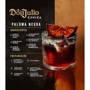 Imagen 3 de Tequila Don Julio Ceniza Añejo Oscuro Botella 700 ml
