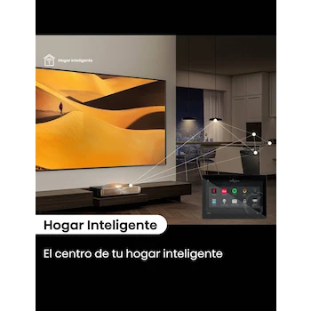 Imagen 5 de Proyector Hisense Láser TV 100 Pulgadas 100L9Q Dorado con Pantalla ALR