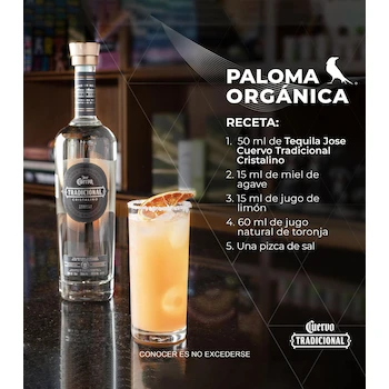 Imagen 4 de José Cuervo Tequila Tradicional Cristalino 750 ml