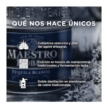 Imagen 4 de Tequila Blanco Maestro Dobel 700 ml