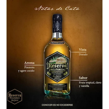 Imagen 4 de Tequila Jose Cuervo Reserva de la Familia Reposado Orgánico 750 ml