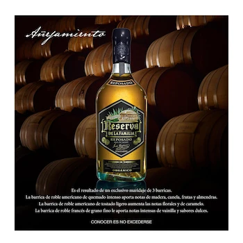 Imagen 5 de Tequila Jose Cuervo Reserva de la Familia Reposado Orgánico 750 ml