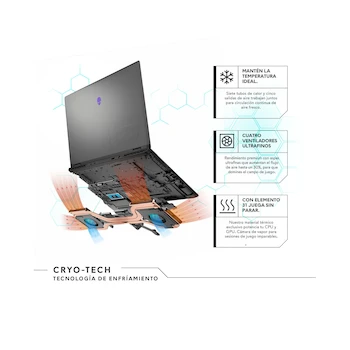 Imagen 5 de Laptop Gamer Alienware m16 R2 16" Intel Core Ultra 7 16GB RAM 1TB SSD NVIDIA GeForce RTX 4070 Negra