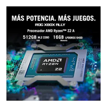 Imagen 4 de Consola Portátil Gaming ASUS ROG Ally Z1 Extreme 16GB RAM 512GB SSD Blanco