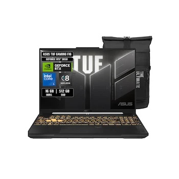 Imagen de referencia para Laptop ASUS TUF Gaming F16 16" Intel Core 5 Processor 210H NVIDIA GeForce RTX 3050 16GB DDR4 RAM 512GB SSD
