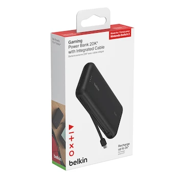 Imagen 5 de Batería Externa Licenciada para Nintendo Switch 2 Modelo 44840629 Capacidad 10000mAh Color Negro