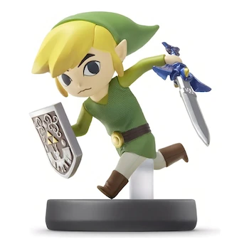 Imagen de referencia para Nintendo Amiibo Figura Toon Link Super Smash Bros. Series Compatible con Nintendo Switch