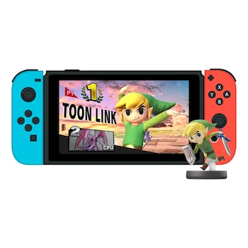 Imagen 5 de Nintendo Amiibo Figura Toon Link Super Smash Bros. Series Compatible con Nintendo Switch