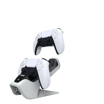 Imagen 4 de Base de Carga Doble Bionik BNK-9067 para Controles de PlayStation 5 Negra