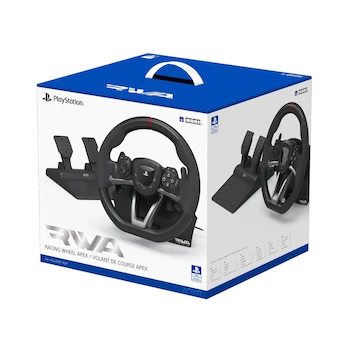 Imagen de referencia para Volante de Carreras HORI Racing Wheel APEX para PlayStation 5, PlayStation 4 y PC con Pedales - Negro
