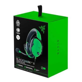 Imagen 4 de Razer BlackShark V2 X Green Nasa Verde Wired Gaming Headset