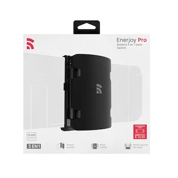 Imagen 5 de Batería Portátil Remotto Enerjoy Pro 10000 mAh Negro
