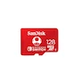 Miniatura de SanDisk SDSQXAO-128G-GNCZN MicroSDXC 128GB Memory Card for Nintendo Switch Red