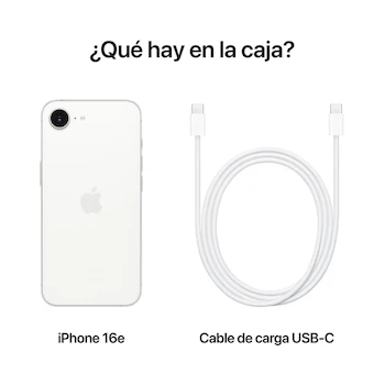 Imagen 5 de Teléfono Celular Apple iPhone 16e 256 GB Blanco Desbloqueado