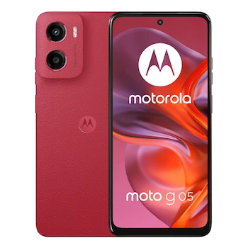 Imagen 1 de Celular Motorola Moto G05 128 GB Almacenamiento 4 GB RAM Rojo Desbloqueado