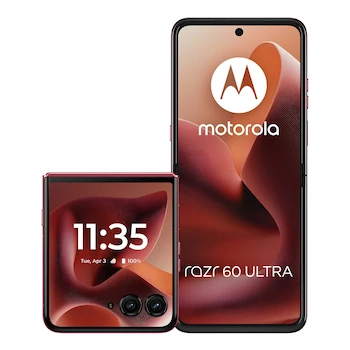 Imagen de referencia para Motorola Moto Razr 60 Ultra Celular Plegable 1024GB Almacenamiento 16GB RAM Color Rojo Desbloqueado
