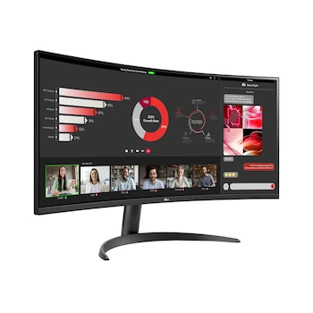Imagen 3 de LG 34WR50QK-B Monitor Curvo UltraWide de 34 Pulgadas Negro