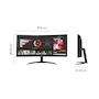 Miniatura de LG 34WR50QK-B Monitor Curvo UltraWide de 34 Pulgadas Negro