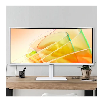 Imagen 2 de Samsung ViewFinity S6 LS34C650TALXZX Monitor Curvo de 34 Pulgadas Ultra WQHD