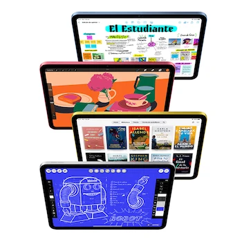 Imagen 2 de Apple iPad Wi-Fi 11" Chip A16 RAM 8 GB 512 GB Azul