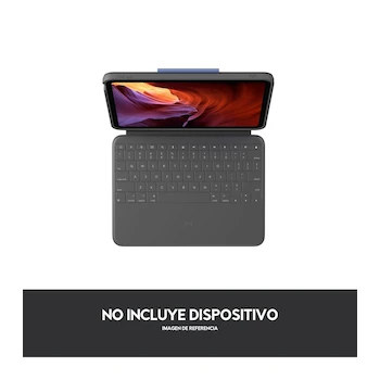 Imagen 2 de Logitech Rugged Folio con Teclado para iPad (10ª Generación) Color Grafito