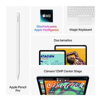 Imagen 3 de Apple iPad Air 11-inch M3 Chip 8GB RAM 128GB Storage Purple