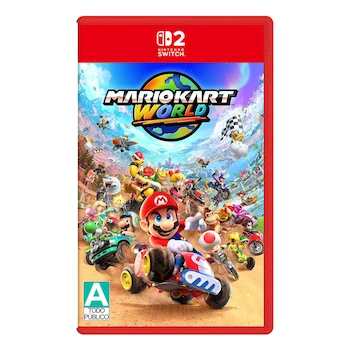 Imagen de referencia para Mario Kart World Nintendo Switch 2