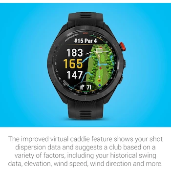 Imagen 4 de Garmin Approach S70 Reloj Deportivo para Golf de 47 mm Color Negro Cerámico