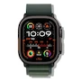 Miniatura de Apple Watch Ultra 2 GPS + Cellular Caja de Titanio Negro 49 mm Correa Alpine Verde Oscuro Chica