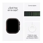 Miniatura de Apple Watch Ultra 2 GPS + Cellular Caja de Titanio Negro 49 mm Correa Alpine Verde Oscuro Chica