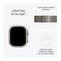 Miniatura de Apple Watch Ultra 2 GPS + Cellular con Caja de Titanio Natural de 49 mm y Correa Estilo Milanés de Titanio Natural Mediana