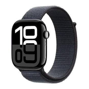 Imagen 2 de Apple Watch Series 10 GPS con Caja de Aluminio Negro Azabache de 46 mm y Correa Loop Deportiva Color Tinta