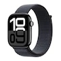 Miniatura de Apple Watch Series 10 GPS con Caja de Aluminio Negro Azabache de 46 mm y Correa Loop Deportiva Color Tinta