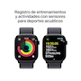 Miniatura de Apple Watch Series 10 GPS con Caja de Aluminio Negro Azabache de 46 mm y Correa Loop Deportiva Color Tinta
